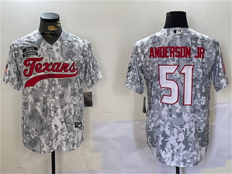 Men's Houston Texans #51 Will Anderson Jr 2024 Arctic Camo Salute to Service Stitched Baseball Jersey Men's Houston Texans #51 Will Anderson Jr 2024 Arctic Camo Salute to Service Stitched Baseball Jersey
